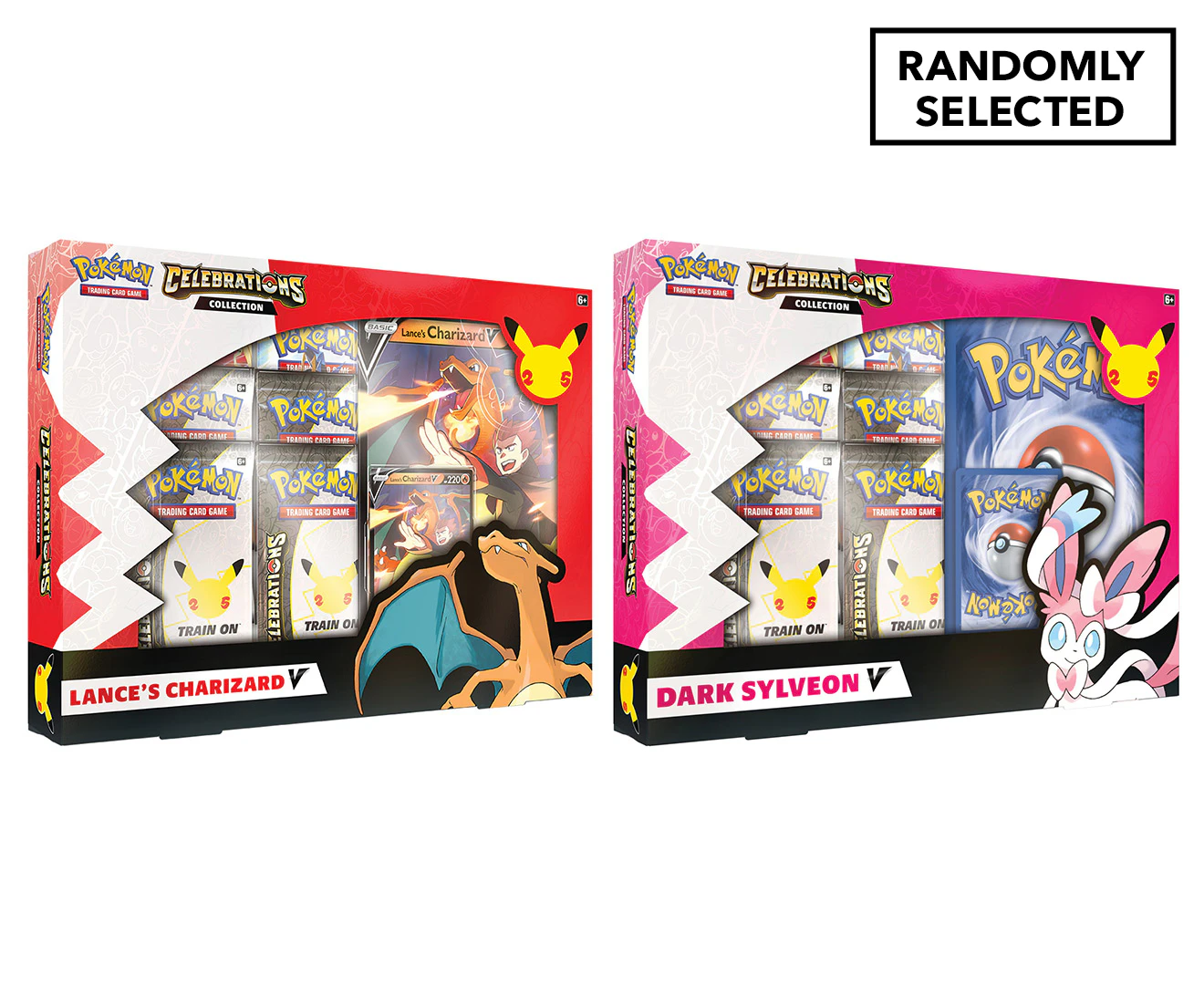 PokÉmon Tcg Celebrations Collections V Box (lance’s Charizard V And Dark Sylveon V)