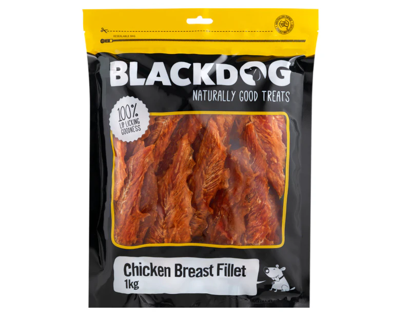 Blackdog Chicken Breast Fillet Dog Treats 1kg
