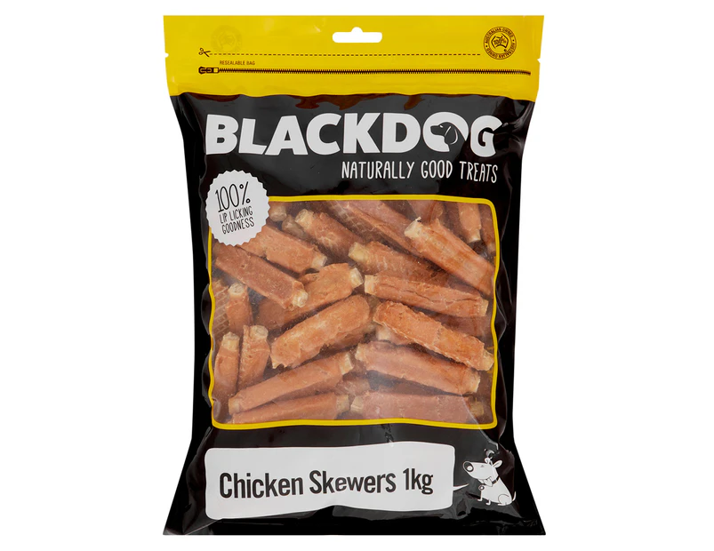 Blackdog Chicken Skewer Dog Treats 1kg