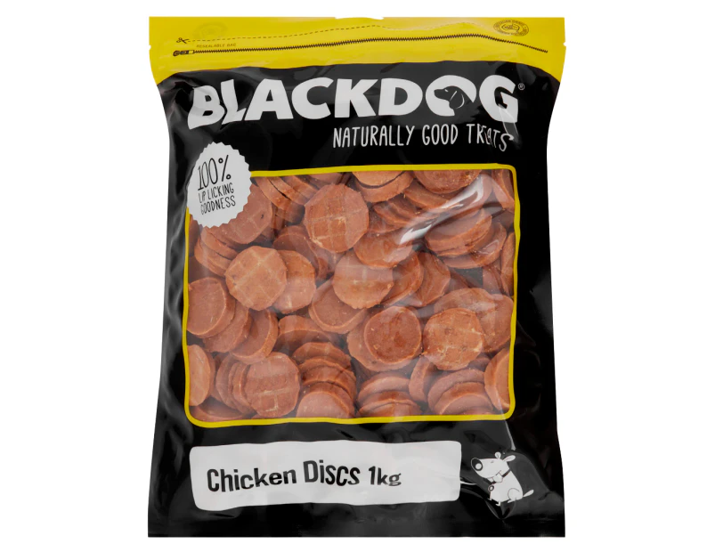 Blackdog Chicken Disc Dog Treats 1kg