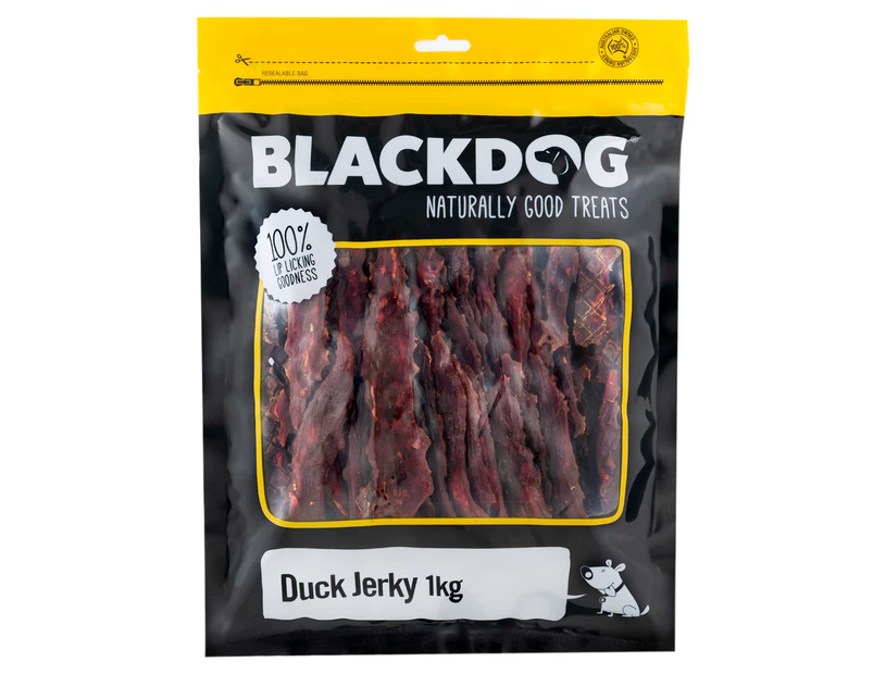 Blackdog Duck Jerky Dog Treats 1kg
