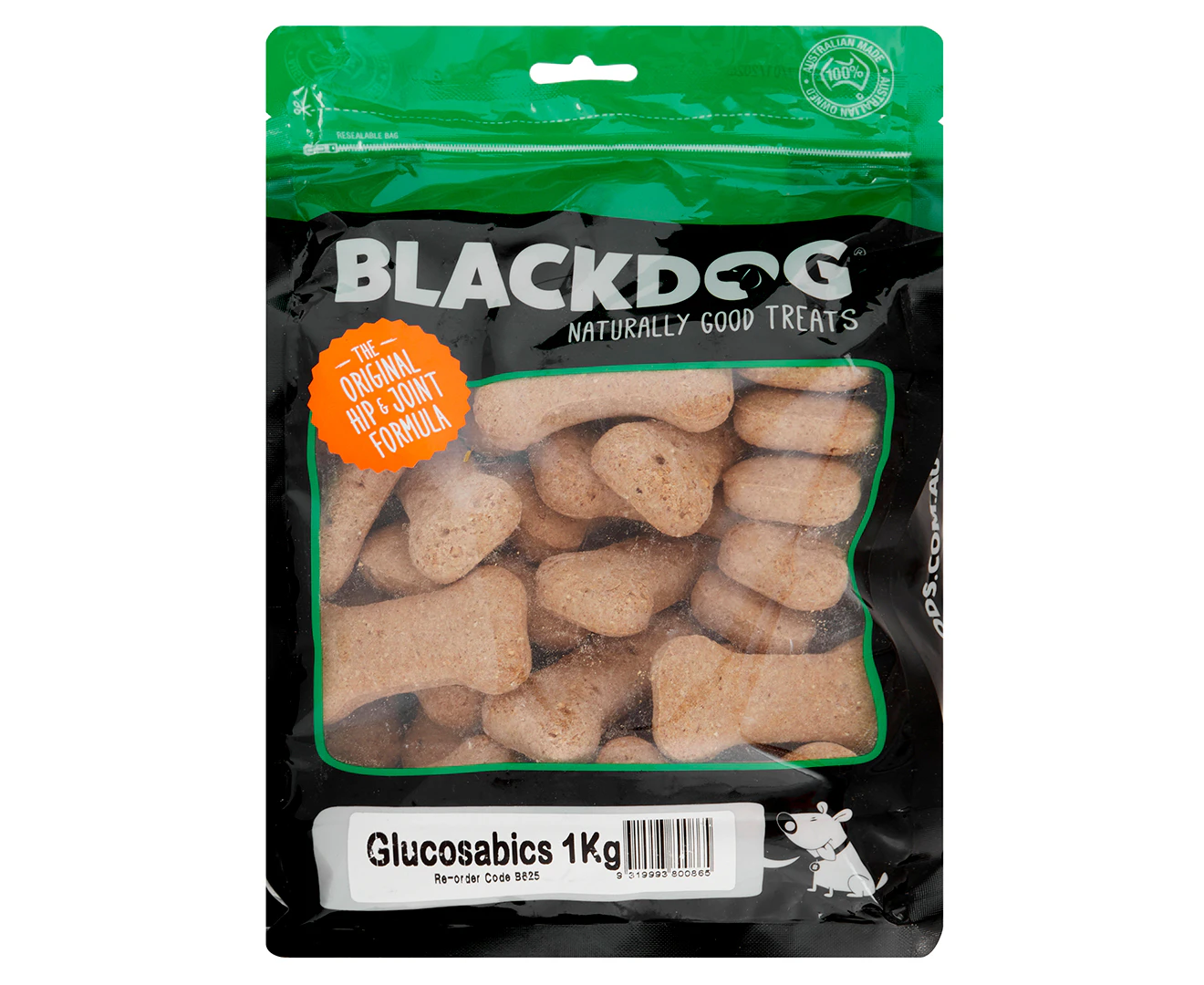 Blackdog Glucosabics Dog Biscuits 1kg