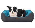Paws & Claws Large Outback Waterproof Walled Pet Bed - Grey/Teal