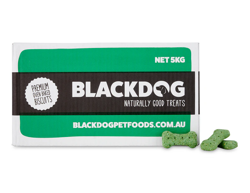 Blackdog Premium Oven Baked Dog Biscuits Mint & Parsley 5kg