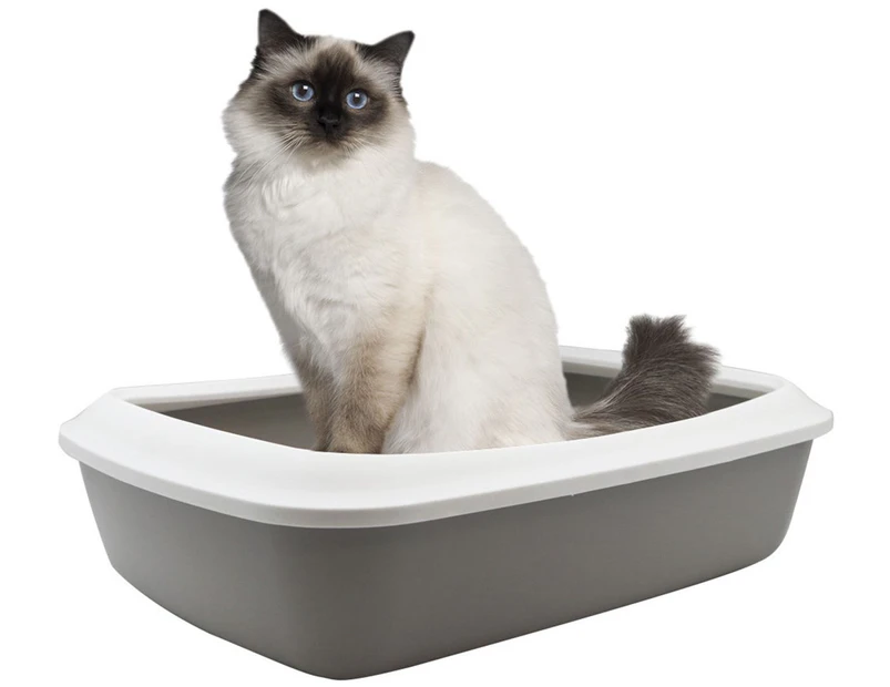 Paws & Claws Cat Litter Tray w/ Rim