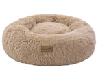 Paws & Claws Large Calming Plush Bed - Camel