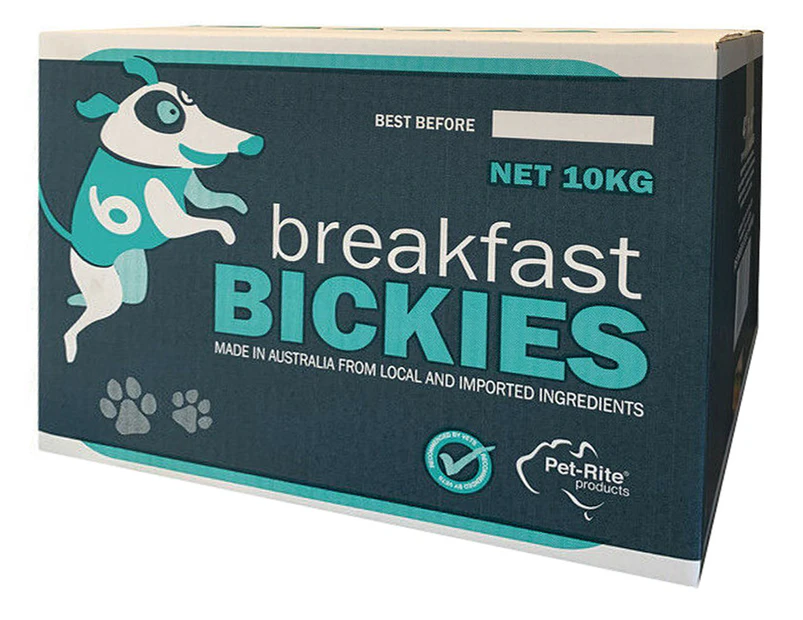 Pet-Rite Breakfast Bickies Dog Biscuits 10kg