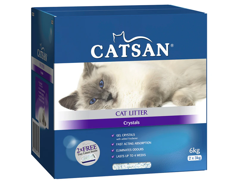 Catsan Cat Litter Crystals Lavender 6kg