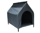 Paws & Claws Elevated Pet House XL - Grey