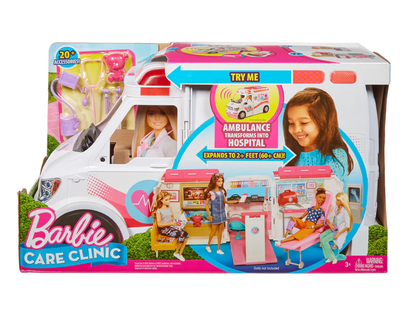 Barbie Care Clinic Vehicle Playset