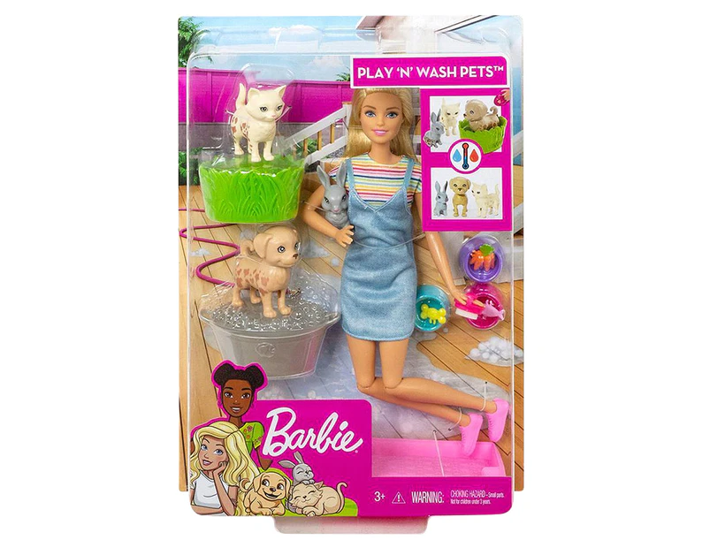 Barbie Pet 'N' Wash Playset