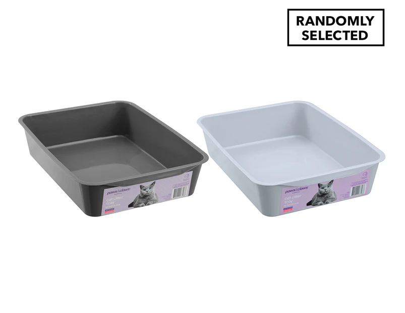 3 x Paws & Claws Cat Litter Tray - Randomly Selected