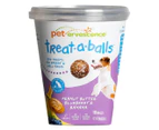 Petervescence Treat-a-Balls Dog Treats Peanut Butter, Blueberry & Banana 198g