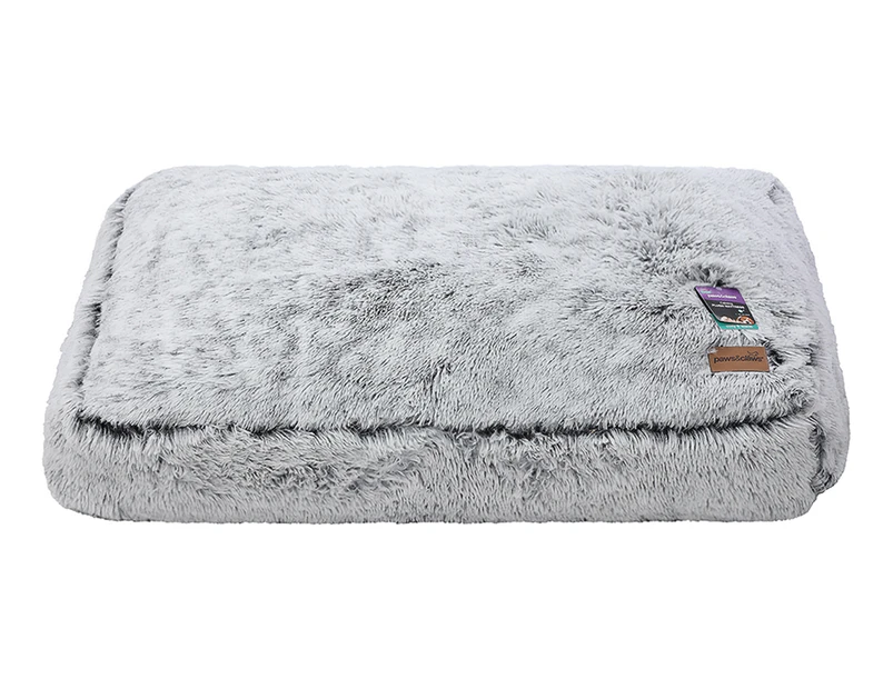 Paws & Claws Extra Large Calming Plush Mattress - Silver