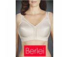 Womens Berlei Comfort Wirefree Bra Jacquard Support Soft Beige Y193kb Elastane/Nylon - Soft Beige