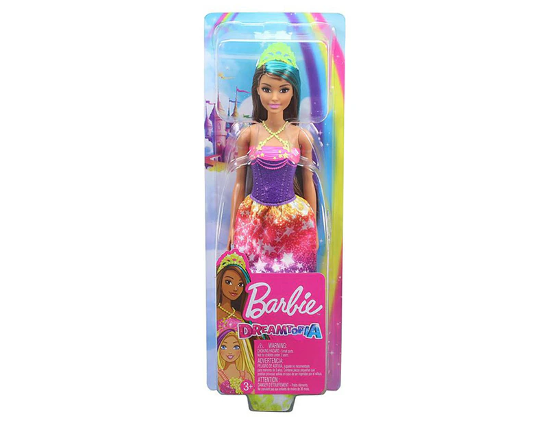 Barbie Dreamtopia Princess Doll - Brunette/Blue