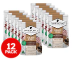 12 x Ivory Coat Adult Cat Wet Food Chicken & Kangaroo In Gravy 85g