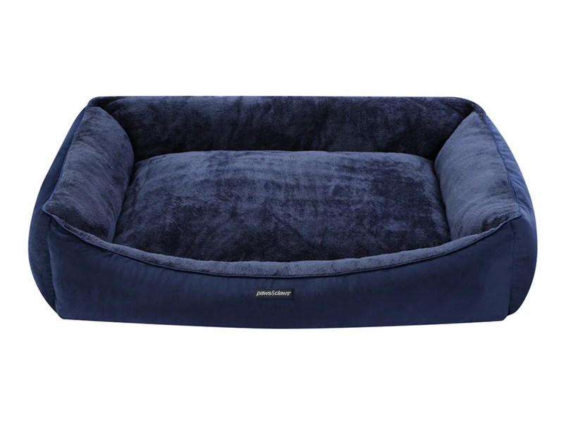 Paws & Claws Extra Large Moscow Walled Pet Bed - Navy