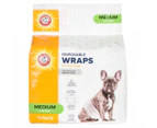 Arm & Hammer Medium Disposable Wraps for Male Dogs 12pk