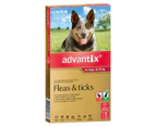 Advantix Flea & Tick Treatment For Dogs 10-25kg 6pk