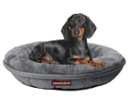 Paws & Claws 60x14cm Small Moscow Round Bed - Grey