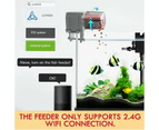 Automatic Timer Feeder WiFi Programmable Smart App Controller Tank Fish Feeder