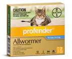 Profender Allwormer For Cats 2.5-5kg