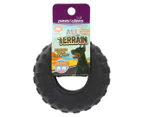 Paws & Claws Small All Terrain Rubber Tyre Chew Toy - Black