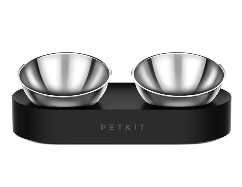 Petkit Fresh Nano 15 Degree Adjustable Double Pet Feeding Bowl - Stainless Steel