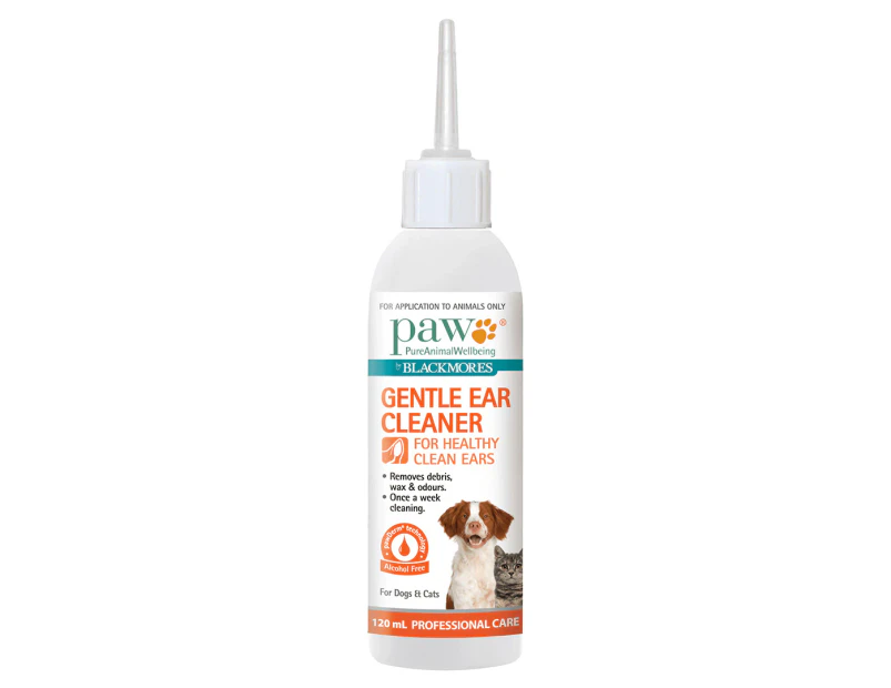 Blackmores PAW Gentle Ear Cleaner For Cats & Dogs 120mL