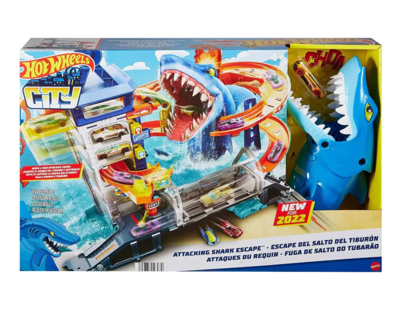 Hot Wheels Attacking Shark Escape Playset