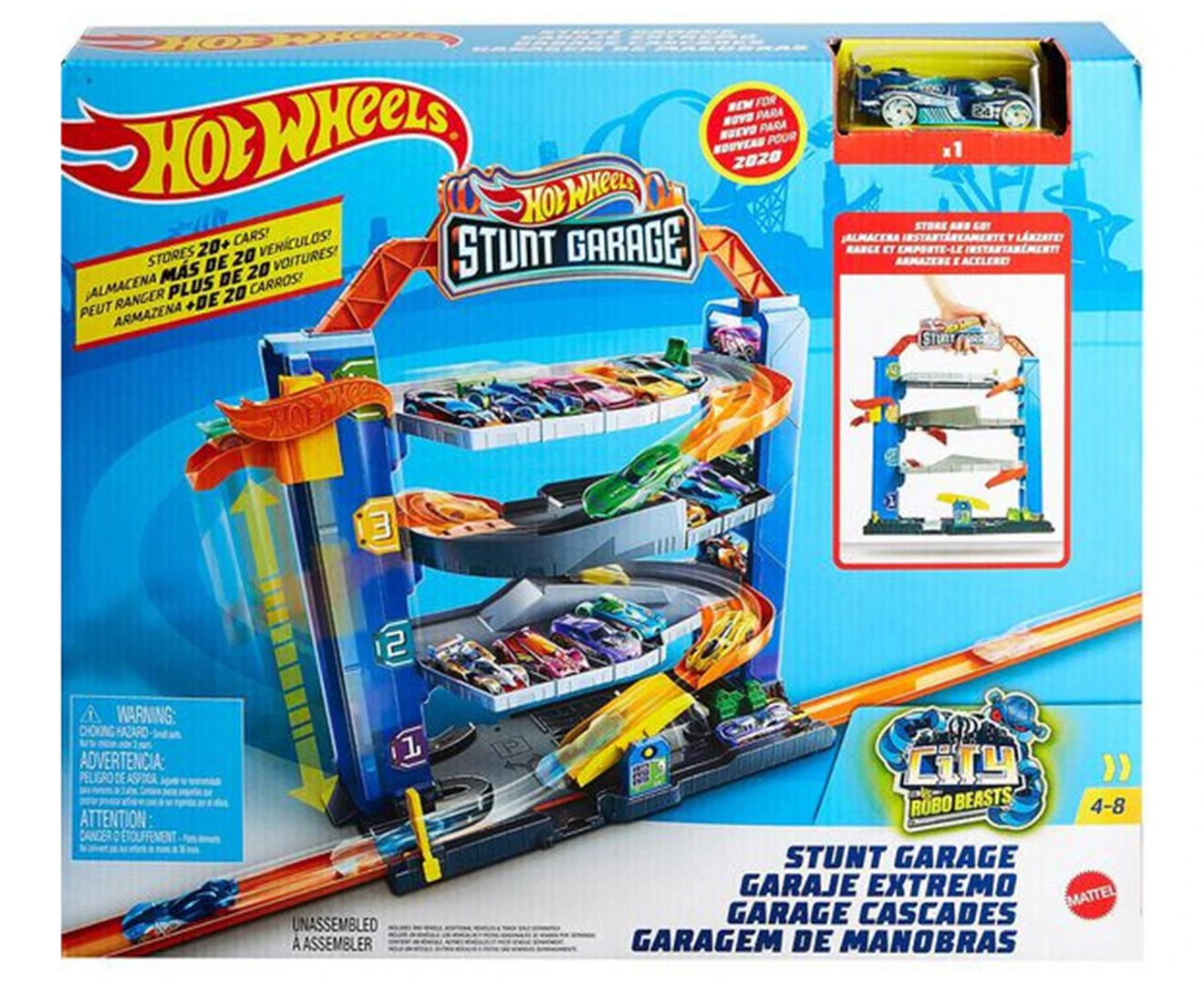 Hot Wheels Stunt Garage Playset