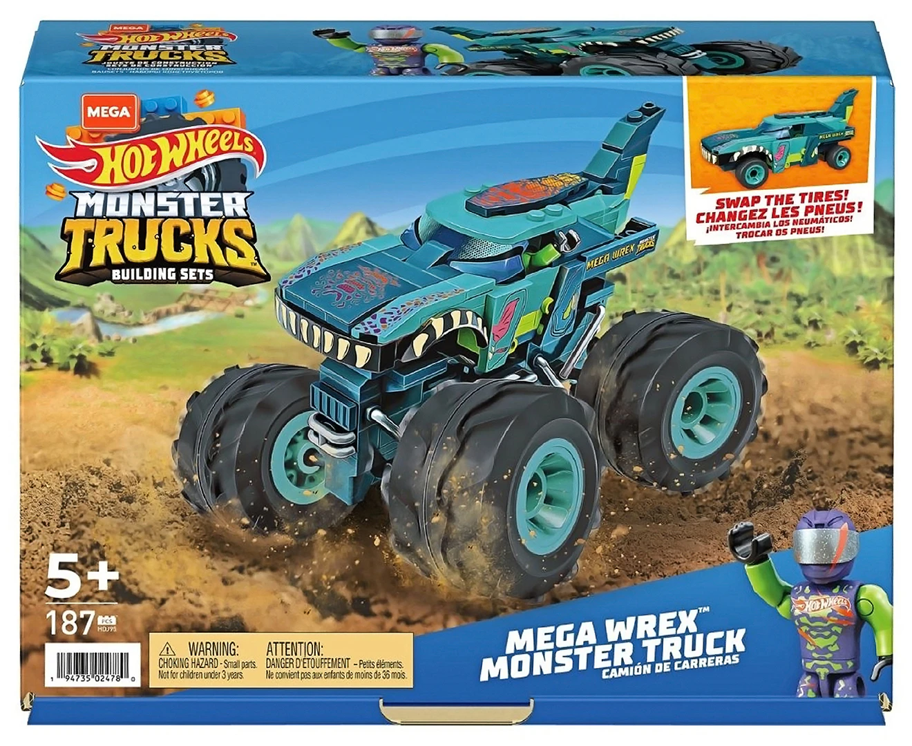 Mega Construx Hot Wheels Mega Wrex Monster Truck