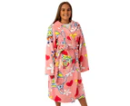 SpongeBob SquarePants Womens Hooded Robe (Pink) - NS7230