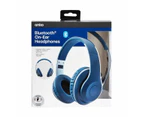 Bluetooth Over-Ear Headphones, Navy - Anko