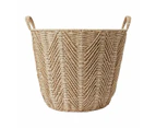 Round Herringbone Paper Rope Basket - Anko