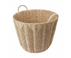 Round Herringbone Paper Rope Basket - Anko