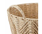 Round Herringbone Paper Rope Basket - Anko