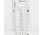 Flannelette Sleep Pyjama Pants - Neutral