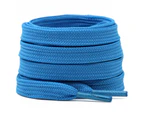 DELELE Solid Flat Shoelaces Hollow Thick Athletic Shoe Laces Strings Powder Blue 2 Pair 63