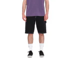 Volcom Men's Labored Denim Utility Shorts - Black