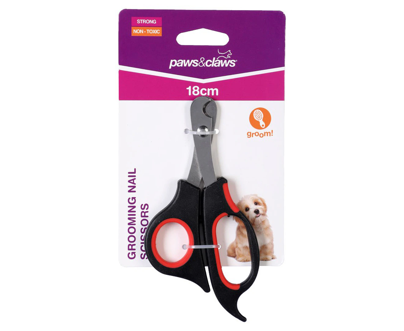 Paws & Claws 13cm Grooming Dogs/Cats/Pets Nail Scissors/Cutter/Clippers/Trimmer