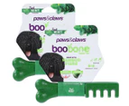 2 x Paws & Claws 18.5cm Boobone Toothbrush Mint