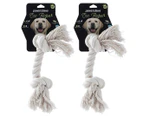 2 x 30cm Paws & Claws Eco Braided Rope