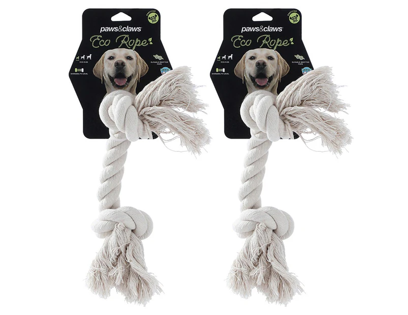 2 x 30cm Paws & Claws Eco Braided Rope