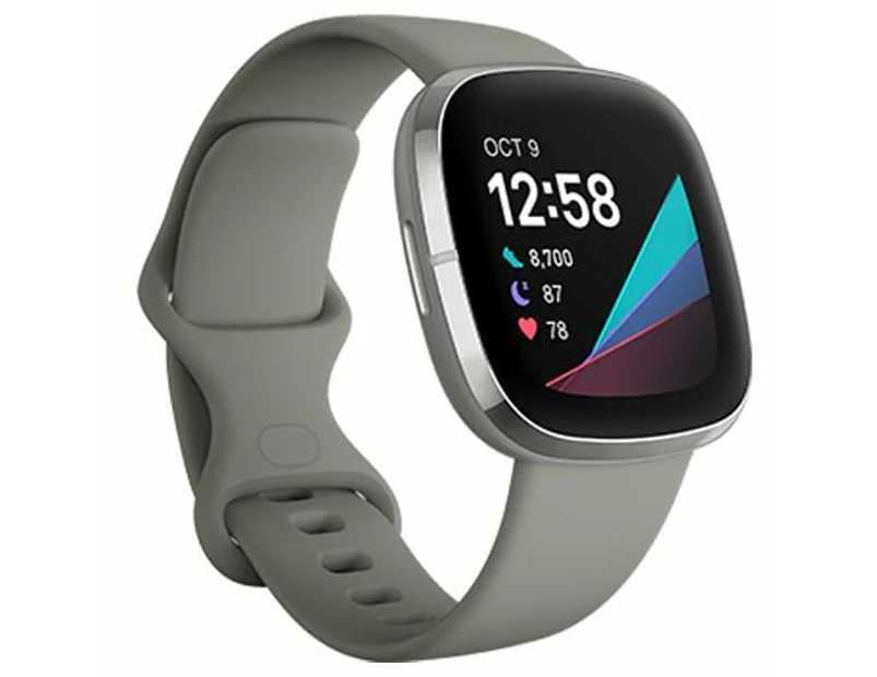 Fitbit Sense Smart Watch - Sage Grey/Silver