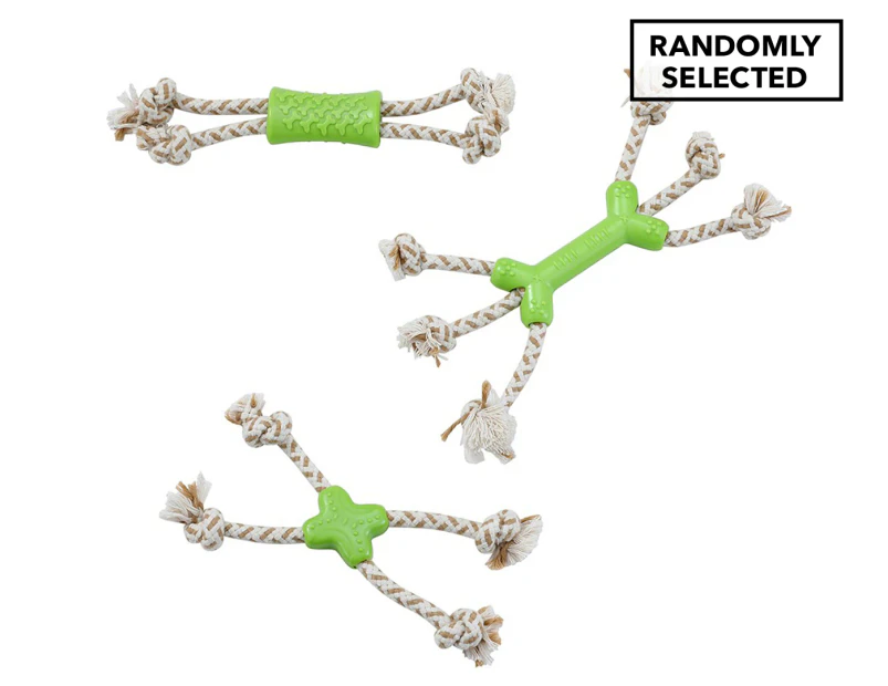 2 x Paws & Claws 24cm Eco Rope Mini Toy - Randomly Selected