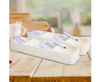 2x Cutlery Organiser Drying Tray Kitchen Drawer Organizer Spoon Divider Box