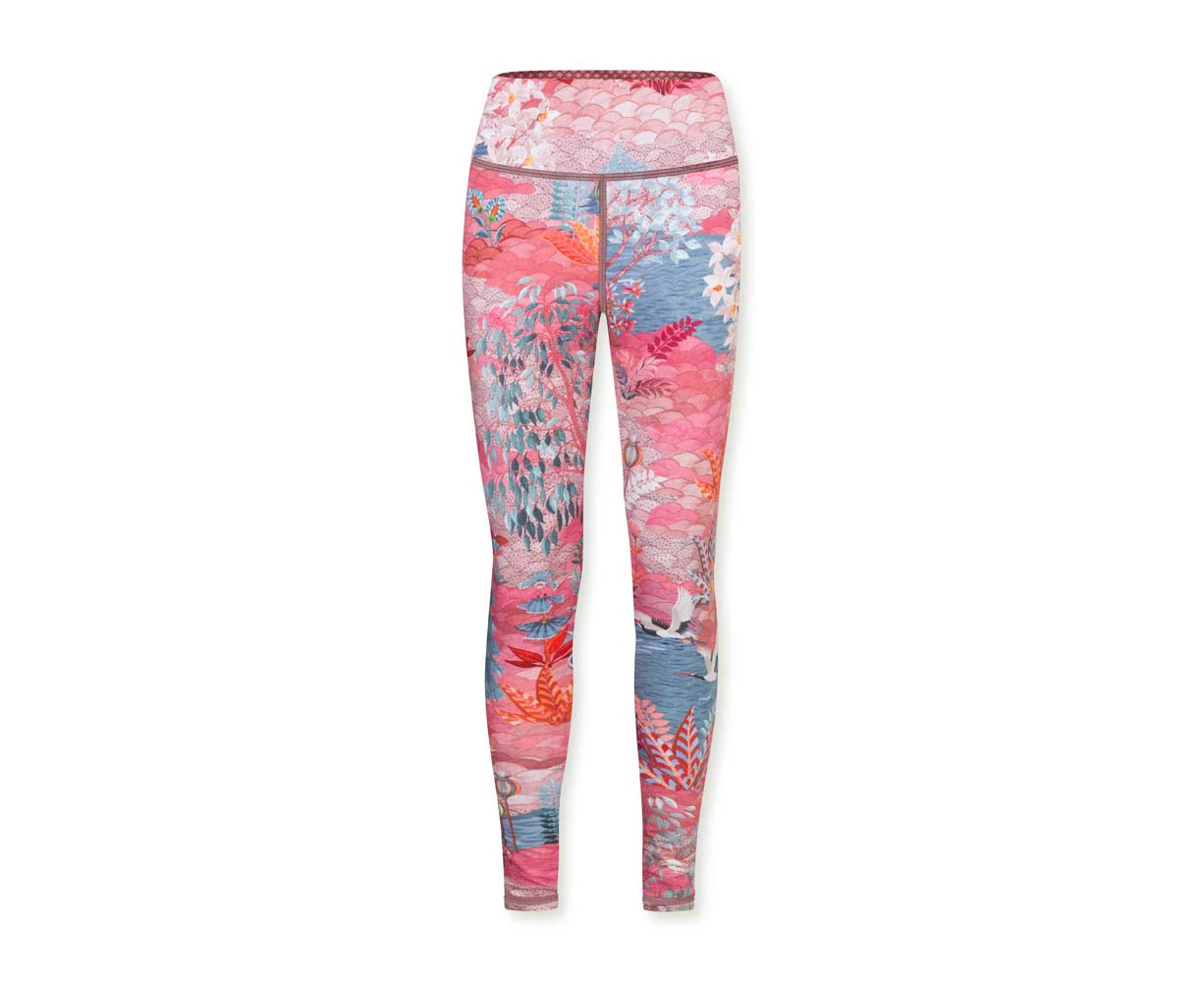 Pip Studio Pip Studio Bella Garden Pink Long Sport Leggings - Pink