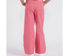 Mossimo Varsity Wide Leg Denim Jeans - Pink